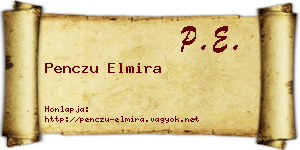 Penczu Elmira névjegykártya
